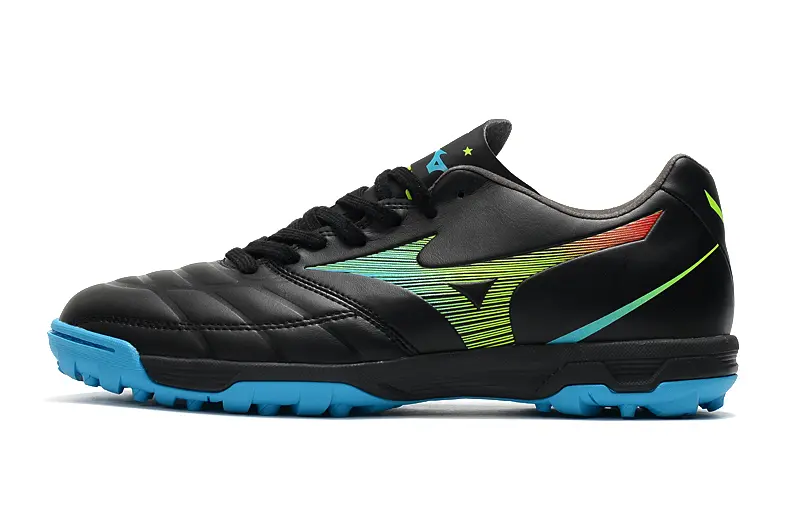 Mizuno Morelia Neo 3 TF - Black/Electric Blue/Lime Green