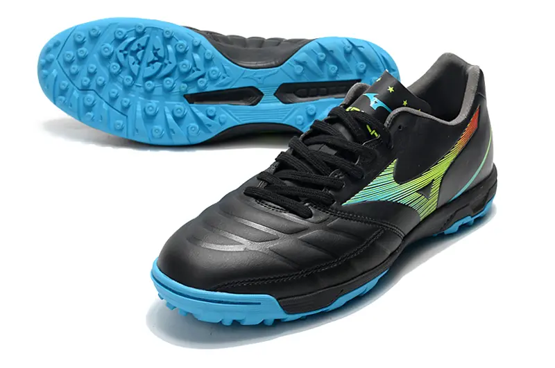 Mizuno Morelia Neo 3 TF - Black/Electric Blue/Lime Green