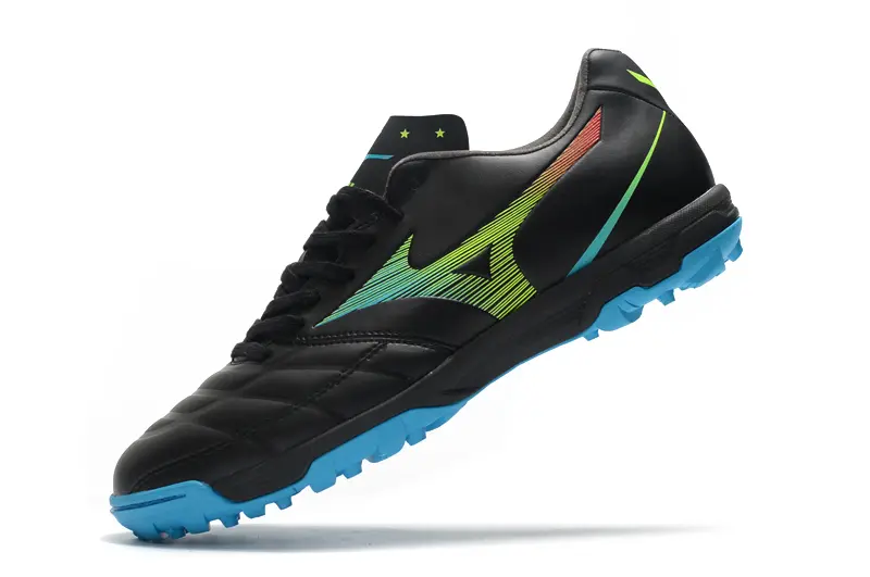 Mizuno Morelia Neo 3 TF - Black/Electric Blue/Lime Green