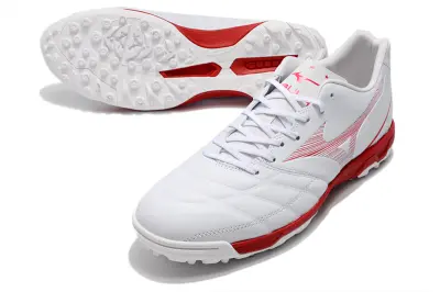 Mizuno Morelia Neo 3 TF - White/Crimson Red/Bright White